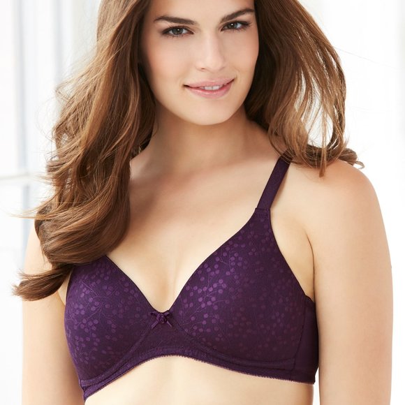 Glamorise 58A Plus-Size Padded "A" Cup Bra Size 58A - Picture 1 of 8
